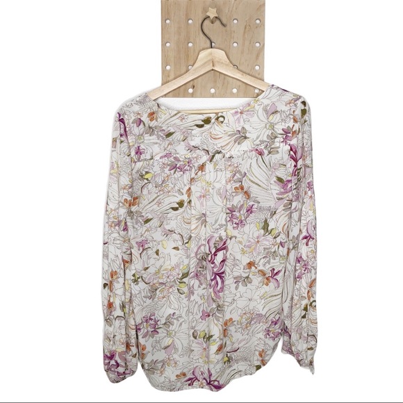 ANTHROPOLOGIE MAEVE PERNILLE TIE-SLEEVE BLOUSE - Picture 6 of 8